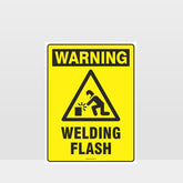 Custom Yard Signs,Warning Welding Flash Sign
